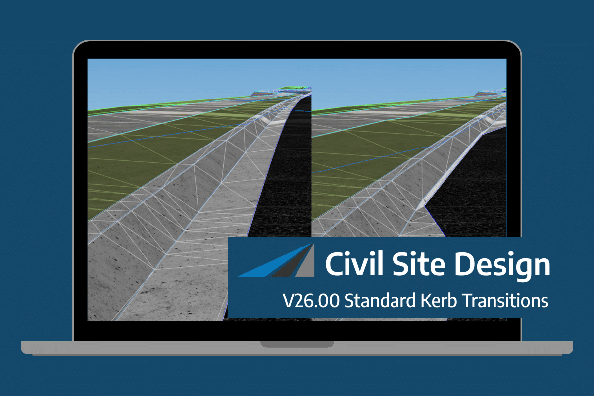 Civil Site Design / Corridor EZ V26 | Standard Kerb Transitions