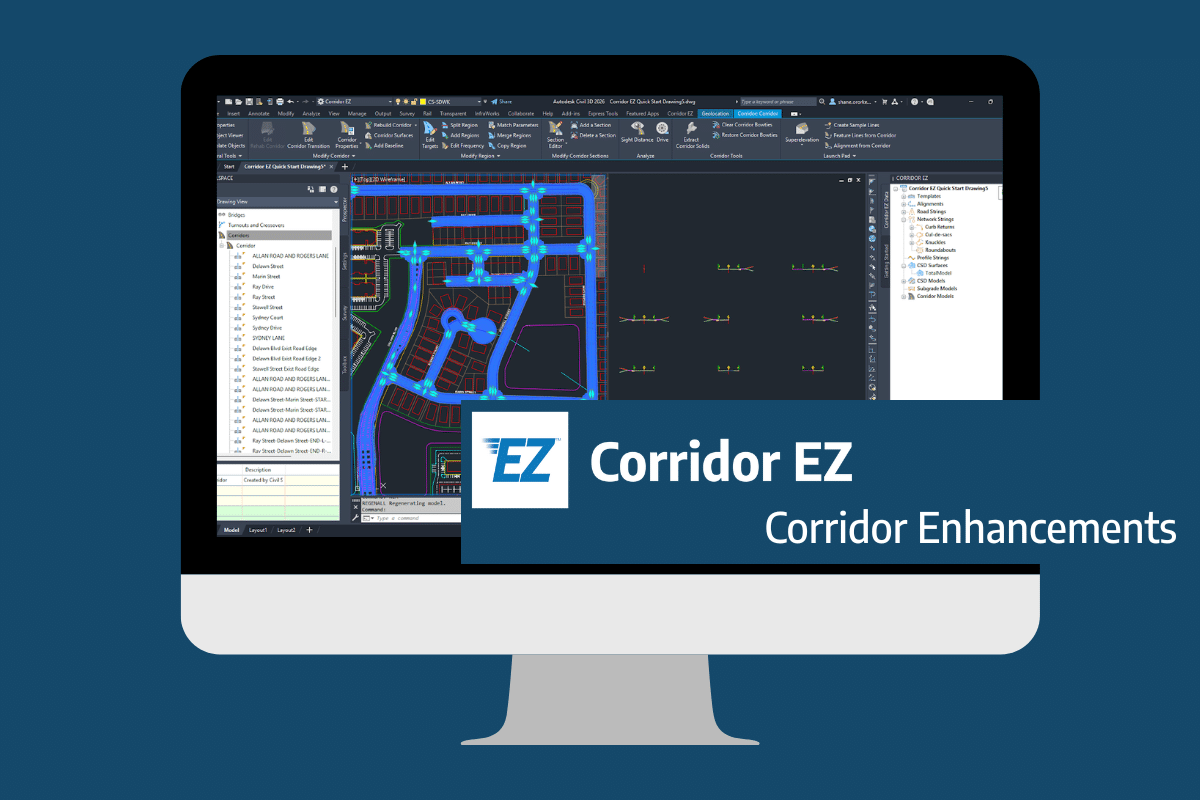 Corridor Enhancements | Corridor EZ and Civil Site Design V26 – Civil Survey Applications Blog