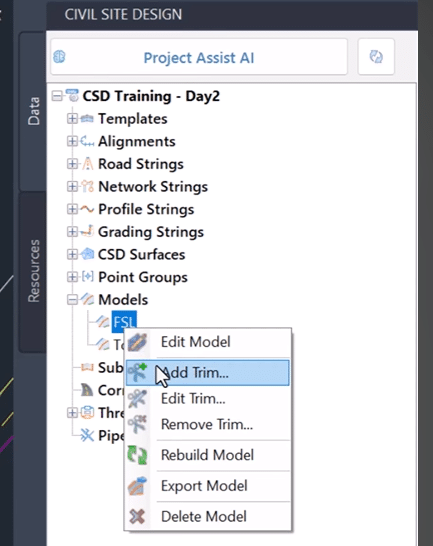 Model Trimming