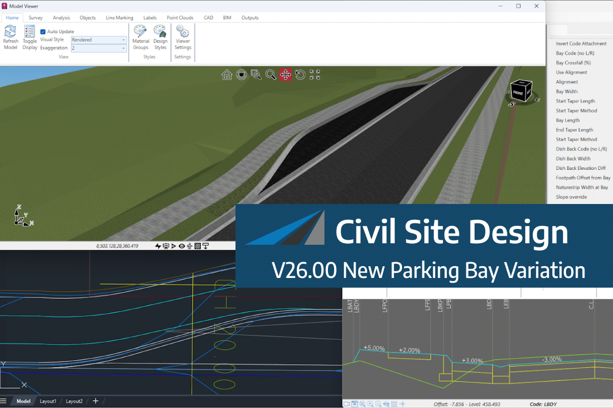Civil Site Design V26 | New Parking Bay Variation