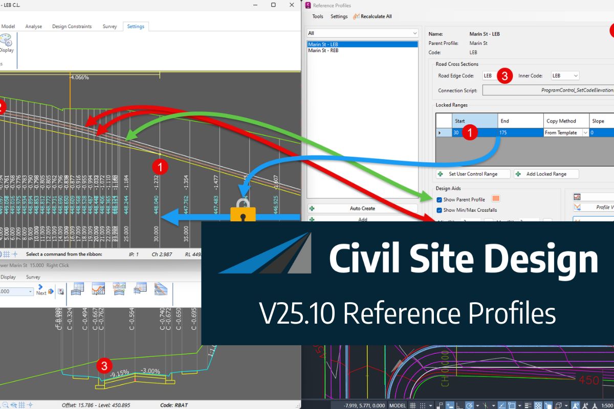 Civil Site Design V25.1 | Reference Profiles